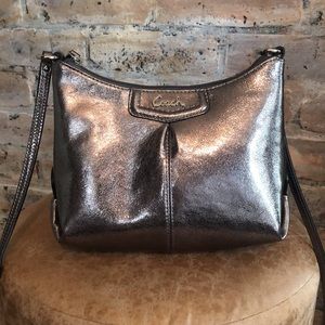 Coach Metallic Crossbody Mini Bag